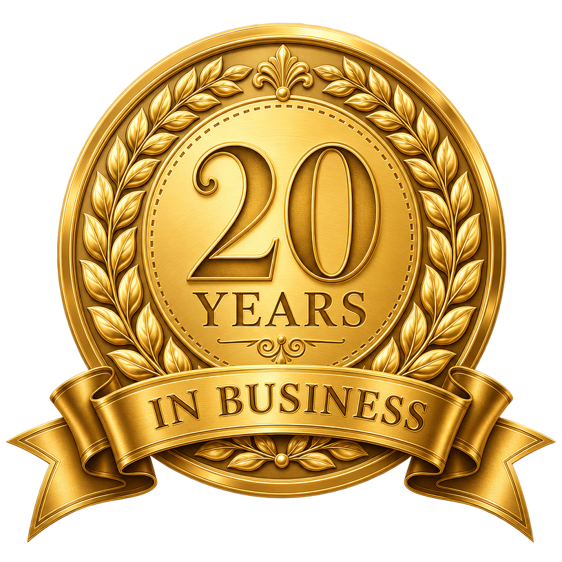 Celebrating over 20 years in business